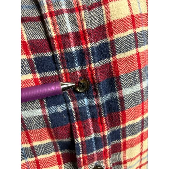 Lands End XXL Tall Flannel Shirt - Picture 6 of 7
